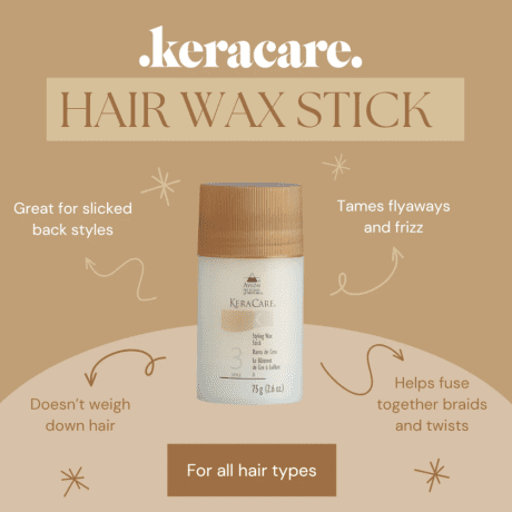 KeraCare Styling Wax Stick 75g. - Bilde 2