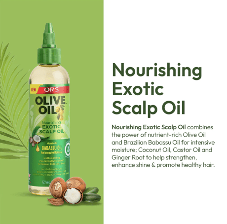 ORS Olive Oil Nourishing Exotic Scalp Oil 127ml. - Bilde 2