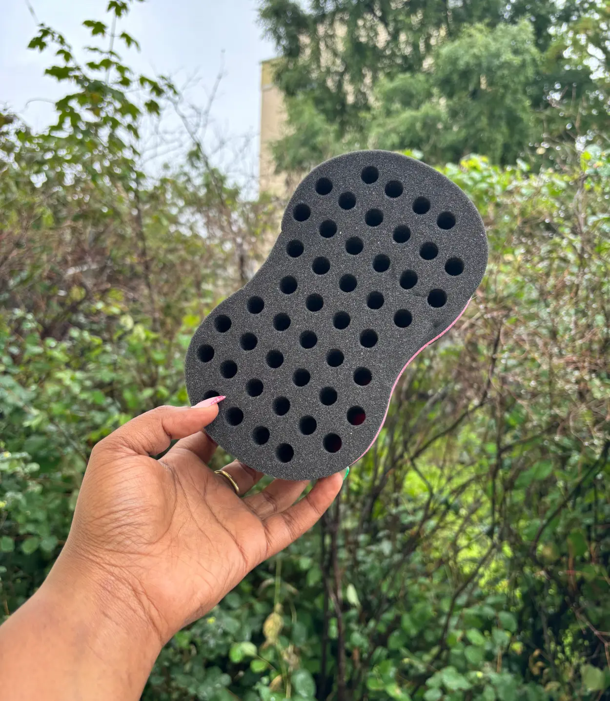 Twist Sponge, Single Sided, Small Hole