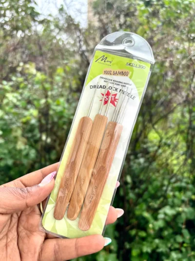 Bamboo Dreadlock Needle 3pcs Set
