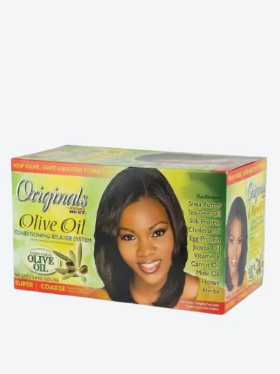 Africas Best Olive Oil Conditioning Relaxer System, Double Pack