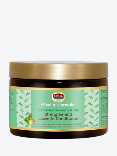 African Pride Feel It Formula Rosemary Strengthening Leave-In Conditioner 340g