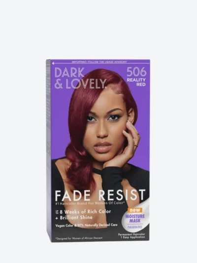 Dark & Lovely Fade Resist Permanent Hair Colour, Reality Red 506